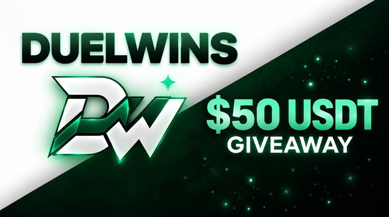 Duelwins $50 USDT giveaway artwork